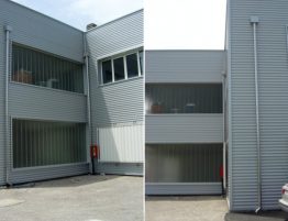 Rova Lattonerie - Rivestimento facciata in alluminio preverniciato Silver ondulato